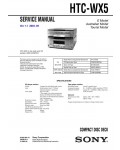 Сервисная инструкция Sony HTC-WX5 (MHX-WX5, MHC-WX7)