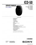 Сервисная инструкция SONY ICD-50