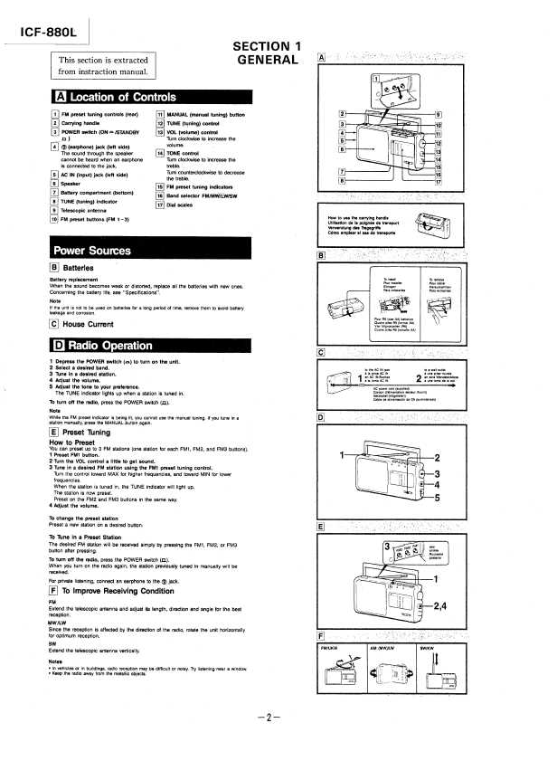 Сервисная инструкция Sony ICF-880L