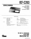 Сервисная инструкция SONY ICF-C203