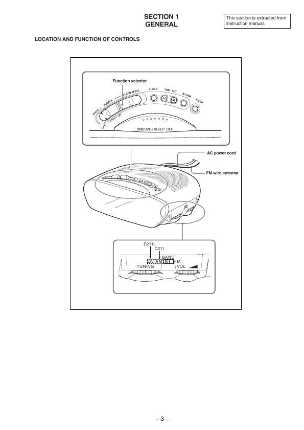 Сервисная инструкция Sony ICF-C211, ICF-C211L