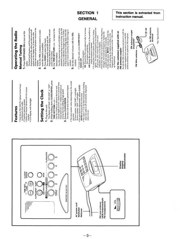 Сервисная инструкция Sony ICF-C233