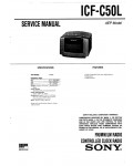 Сервисная инструкция Sony ICF-C50L