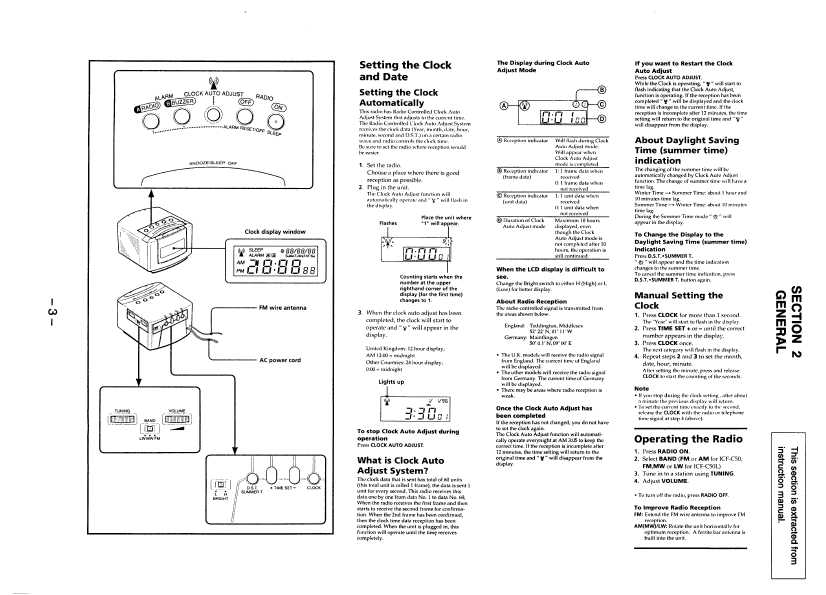 Сервисная инструкция Sony ICF-C50L