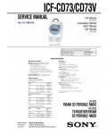 Сервисная инструкция Sony ICF-CD73, ICF-CD73V