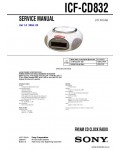 Сервисная инструкция SONY ICF-CD832