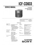 Сервисная инструкция Sony ICF-CD833