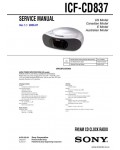 Сервисная инструкция SONY ICF-CD837