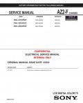 Сервисная инструкция Sony KDL-32CX525, 40CX525, 46CX525, LVL3 (схема)