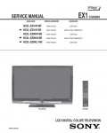 Сервисная инструкция Sony KDL-52V4100, KDL-52W4100, KDL-52WL140