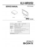 Сервисная инструкция Sony KLV-MR32S2