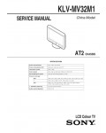 Сервисная инструкция Sony KLV-MV32M1