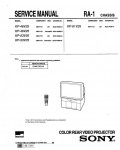 Сервисная инструкция Sony KP-46V25, KP-53V25, KP-61V25