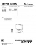 Сервисная инструкция Sony KP-46V35, KP-53V35, KP-61V35