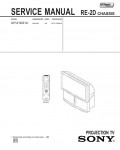 Сервисная инструкция Sony KP-51DS1U, RE-2D