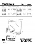 Сервисная инструкция Sony KV-21R20, KV-21RS20 BA-3