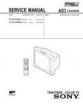 Сервисная инструкция Sony KV-ES29M80, AG3