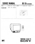 Сервисная инструкция Sony KV-M2155K (BE-2A chassis)