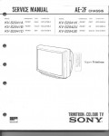 Сервисная инструкция Sony KV-S2941K, KV-S2942U, KV-S2943E (AE-2F chassis)
