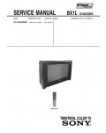 Сервисная инструкция Sony KV-SA28M36, шасси BX1L