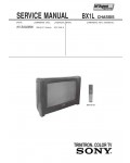 Сервисная инструкция Sony KV-SA32M36, шасси BX1L