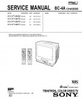 Сервисная инструкция Sony KV-VF14M70, BC-4A