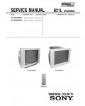 Сервисная инструкция Sony KV-XR29M50, KV-XR29M53, BX1L