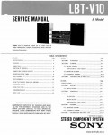 Сервисная инструкция SONY LBT-V10