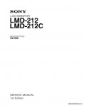 Сервисная инструкция SONY LMD-212, 1st-edition