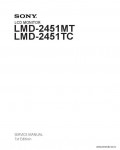 Сервисная инструкция SONY LMD-2451MT