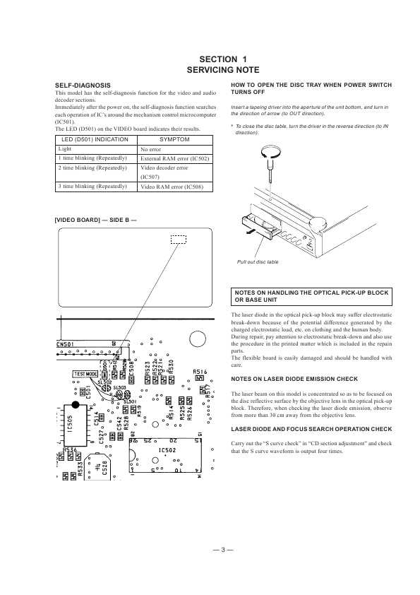 Сервисная инструкция Sony MCE-K700