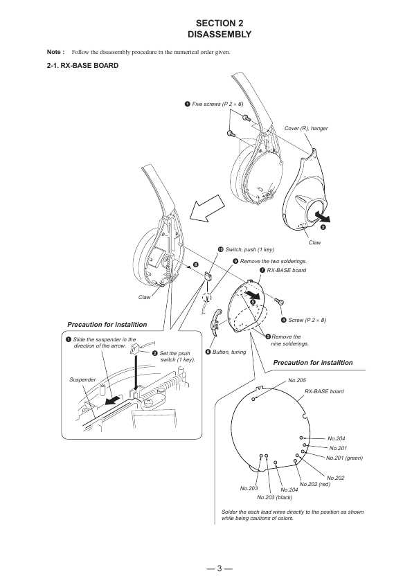 Сервисная инструкция Sony MDR-RF845R