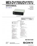 Сервисная инструкция SONY MEX-DV1700U, DV1707U