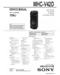 Сервисная инструкция SONY MHC-V42D