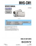 Сервисная инструкция Sony MHS-CM1