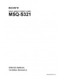 Сервисная инструкция SONY MSQ-S321