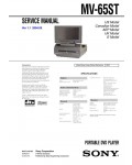 Сервисная инструкция Sony MV-65ST