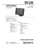 Сервисная инструкция Sony NV-U44