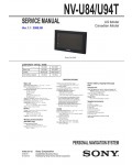 Сервисная инструкция Sony NV-U84, NV-U94T