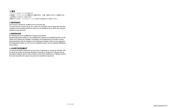 Сервисная инструкция SONY PCS-1500 VOL.1