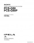 Сервисная инструкция SONY PCS-G50