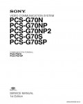 Сервисная инструкция SONY PCS-G70N