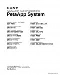 Сервисная инструкция SONY PETAAPP, SYSTEM, MM