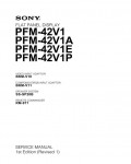 Сервисная инструкция Sony PFM-42V1E