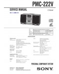 Сервисная инструкция Sony PMC-222V