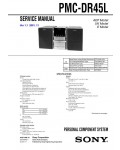 Сервисная инструкция Sony PMC-DR45L