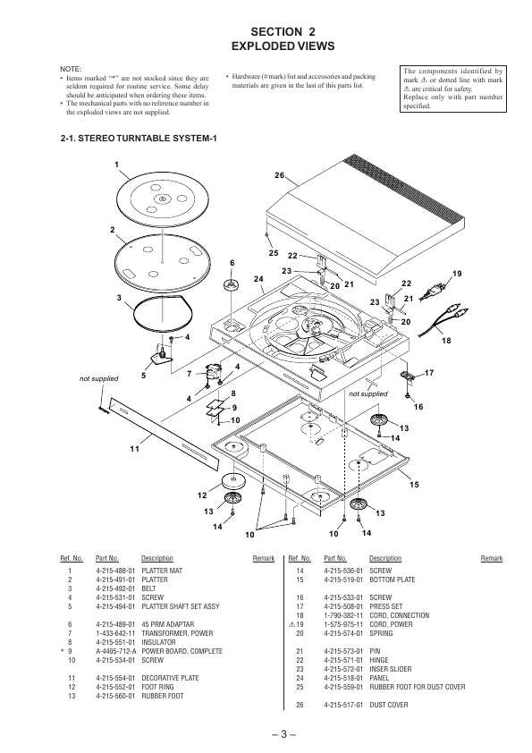 Сервисная инструкция Sony PS-LX200H