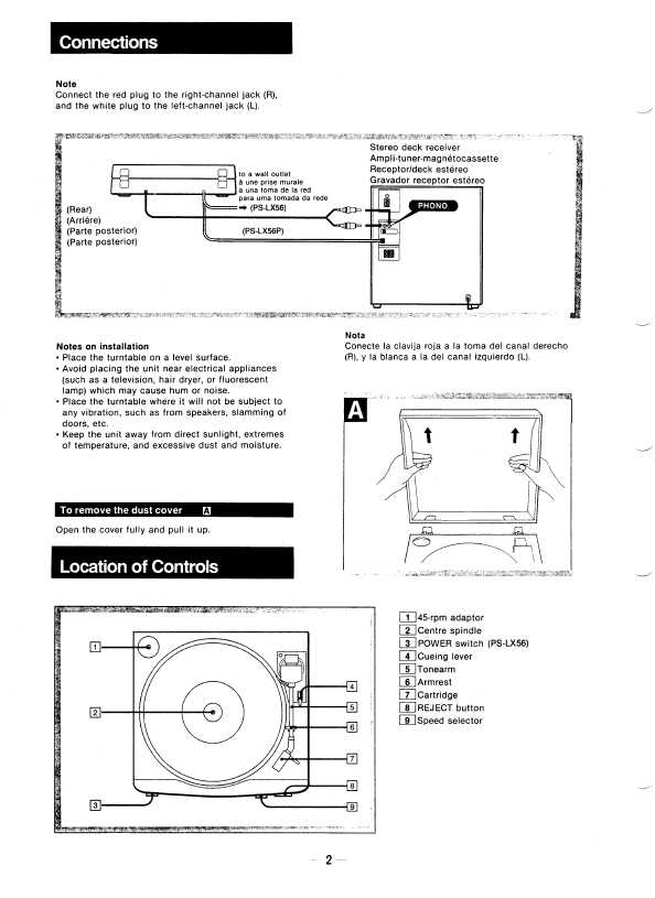 Сервисная инструкция Sony PS-LX56, PS-LX56P