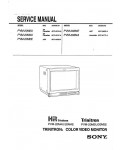 Сервисная инструкция Sony PVM-20M2E