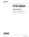 Сервисная инструкция SONY PVW-2800P VOL.2, 1st-edition, REV.1